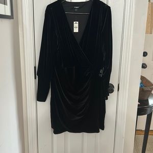 Little black velvet dress